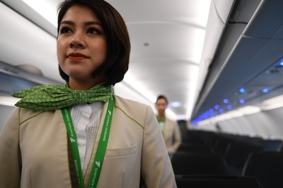 【今日の1枚】イメージカラーは竹の色 ベトナムで新規参入の航空会社