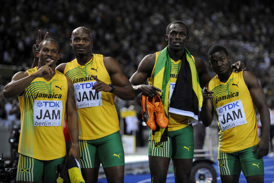 ジャマイカが男子4×100メートルリレーを制す、世界陸上ベルリン大会
