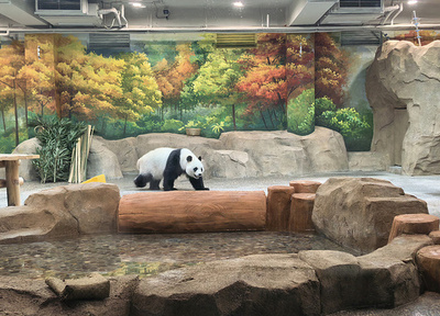 北京動物園のパンダ新館がオープン