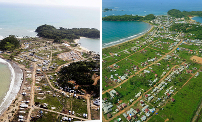 スマトラ沖地震・津波から3年、10万戸目の復興住宅を住民に引渡し