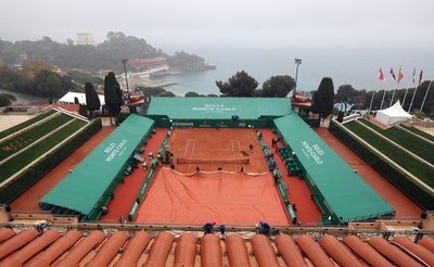 モンテカルロ・マスターズ、2日目は雨で数試合順延