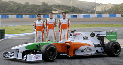 フォースインディア 新車「VJM03」を発表