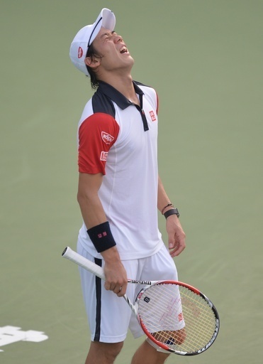 錦織、ツォンガに敗れ3回戦で敗退 上海マスターズ