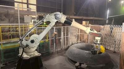 カマハラ鋳鋼所に遠隔操作グラインダーロボットシステム「Successor-G®」を納入