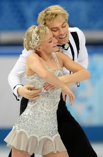 フィギュア団体戦アイスダンスSDで7位のクームズ/バックランド組、ソチ五輪