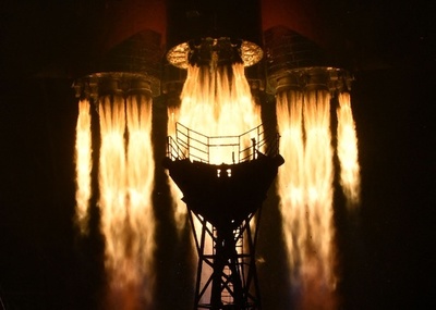 【今日の1枚】宇宙船打ち上げの瞬間 カザフスタン