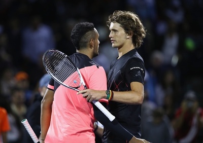 ズベレフが2年連続8強、キリオスとの若手対決制す マイアミOP