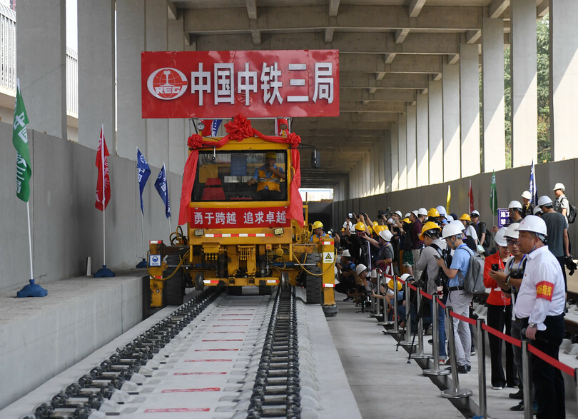 国際ニュース：AFPBB News北京と張家口結ぶ高速鉄道、レール敷設完了