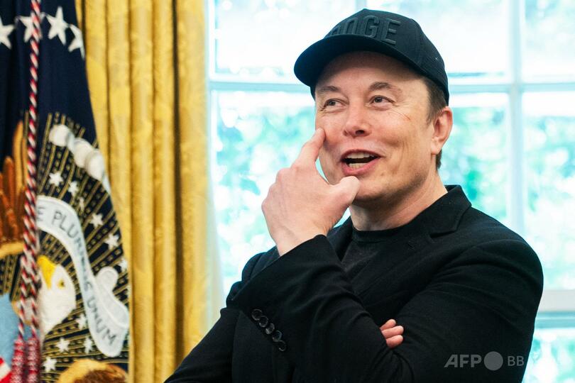 マスク氏、日本の反移民デモへの支持表明