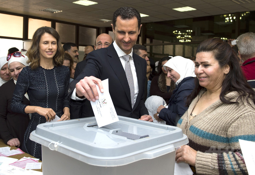 シリア アサド政権の支配地域で議会選 写真8枚 国際ニュース Afpbb News