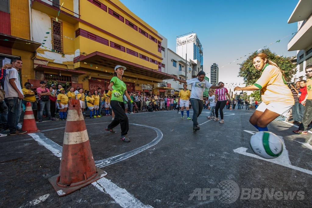 売春婦たちもw杯 サッカーで 平等 訴える ブラジル 写真11枚 国際ニュース Afpbb News