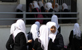 ガザ市内の学校の教室の様子（2013年4月2日撮影）。(c)AFP/MAHMUD HAMS