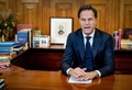 オランダ・ハーグで、新型コロナウイルス対策についてテレビ演説するマルク・ルッテ首相（2020年12月14日撮影）。(c)Bart Maat / ANP / AFP
