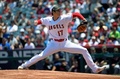 23MLB、ロサンゼルス・エンゼルス対ミネソタ・ツインズ。先発登板するロサンゼルス・エンゼルスの大谷翔平（2023年5月21日撮影）。(c)Kevork Djansezian/Getty Images/AFP