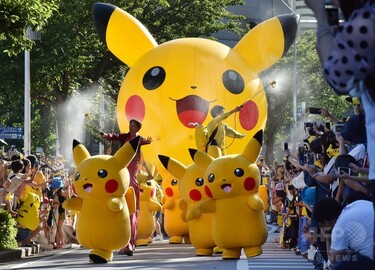 ピカチュウ　大量発生 ゲットしまくり!? 横浜みなとみらいにピカチュウ大量発生 写真7枚 国際
