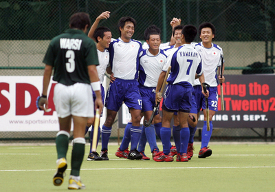 日本 パキスタンを降し白星スタート