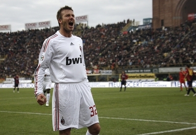 ベッカムのミラン完全移籍が近づく、スカイ・イタリアが報じる