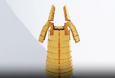 中国で出土した唯一の唐代金メッキの甲冑が修復完了