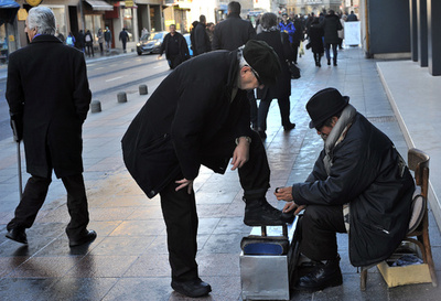 「サラエボ伝説の靴磨き」と呼ばれた父の後を継いで