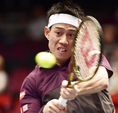 錦織が準々決勝へ、イズナーは敗退 エルステ・バンクOP