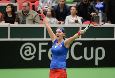 クビトバ勝利で前回覇者チェコが決勝へ、フェド杯