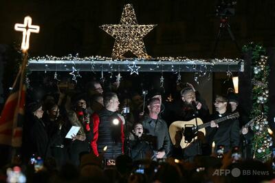 極右ロビンソン氏の「クリスマス」集会に約千人が参加 司教ら深い懸念表明