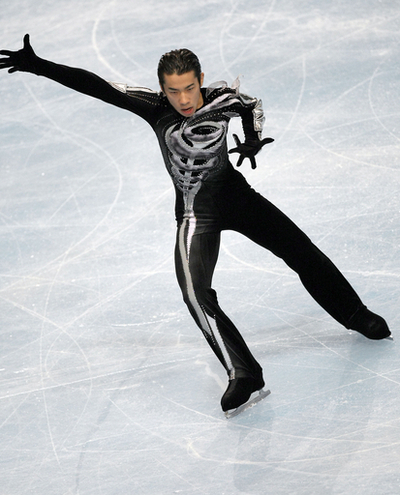 織田は2位発進 ベルネルがSP首位に、フィギュアGP第1戦