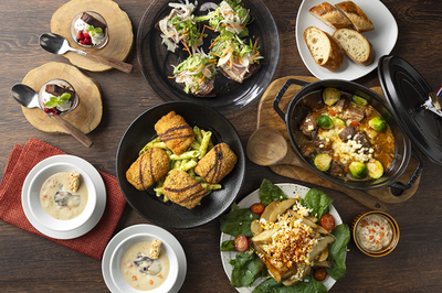 【コートヤード・バイ・マリオット 東京ステーション】<br /> 旬の鮟鱇や真牡蠣を味わう、心温まる冬の美食体験　冬のディナーコース「Winter Breathing」を発売