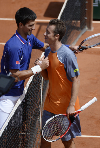 ジョコビッチが準々決勝へ、全仏オープン