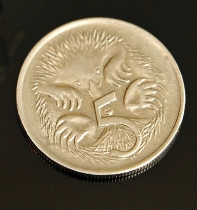 豪5セント硬貨、製造コストが5セント超す