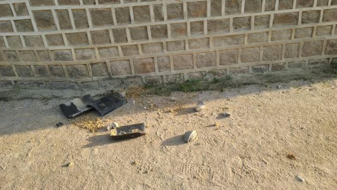 9月15日早朝、破損したソウル宗廟の塀＝国家遺産庁提供(c)MONEYTODAY