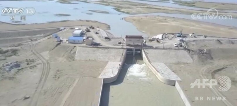 新疆、タリム川下流送水プロジェクトを開始