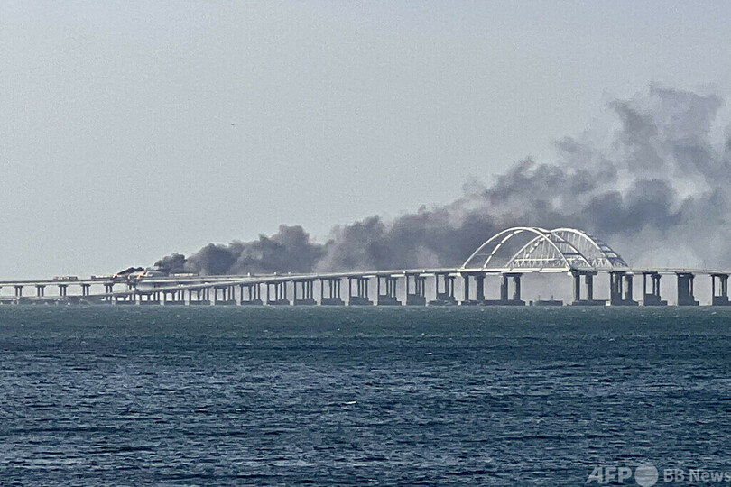 クリミア橋爆発で8人拘束 ロシア