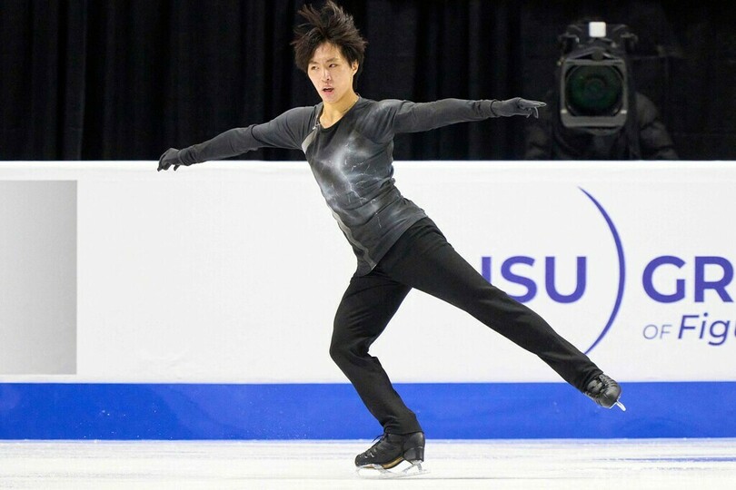 山本草太がSP首位 スケートカナダ