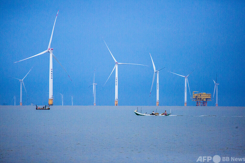 中国の風力発電量 全体に占める割合12%超える