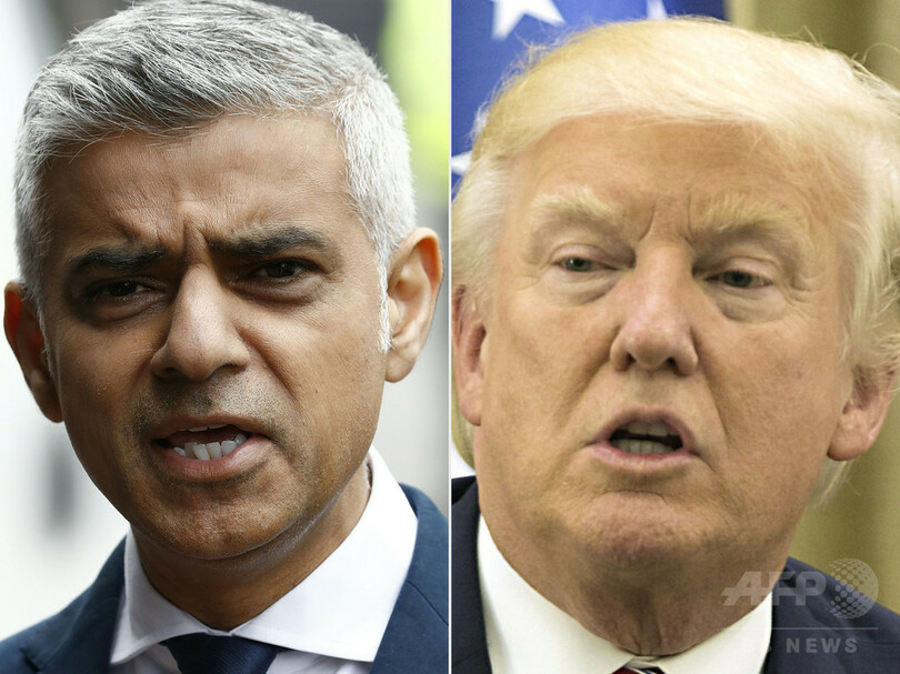 米大統領、英襲撃で入国禁止令を正当化 ロンドン市長を再批判