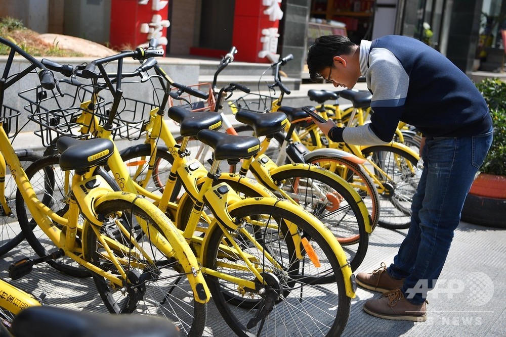 中国 自転車 シェア