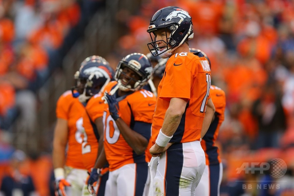 未使用　リーボック　NFL 　デンバー・ブロンコス　ペイトン・マニング　54 ブロンコス、QBマニングが新記録樹立もチーフスに惨敗 写真8枚 国際