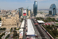 2024年シーズンのフォーミュラワン（F1、F1世界選手権）、第17戦アゼルバイジャンGPの会場になっているバクー市街地サーキット（2023年4月30日撮影）。(c)Giuseppe CACACE / AFP