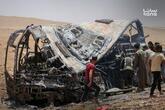 シリア砂漠地帯でバス同士が衝突、少なくとも35人死亡 30人負傷