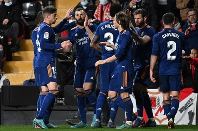 レアルがベンゼマの得点で競り勝つ、アトレティコも勝利