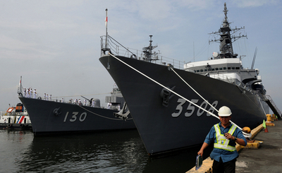 海自の艦艇3隻、フィリピンを親善訪問