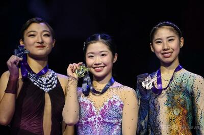 GPデビュー中井亜美が女子シングル制覇、フランス杯