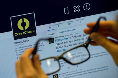 仏大統領選、偽ニュース対策でメディアが連携 検証サイト始動
