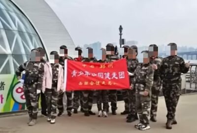 軍服姿の中国人、ソウル漢江公園で行進…韓国ネット上「ここは中国？錯覚レベル」…SNSに動画拡散