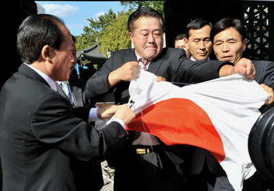 ソウル各地で抗議集会、鳩山首相の訪韓控え