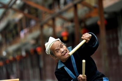 ヤオ族「猴鼓舞」の最後の伝承者 貴州・瑶山