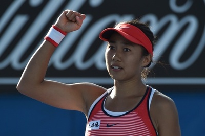 誕生日の張が再び金星、ハレプに続きコルネも破る 全豪オープン