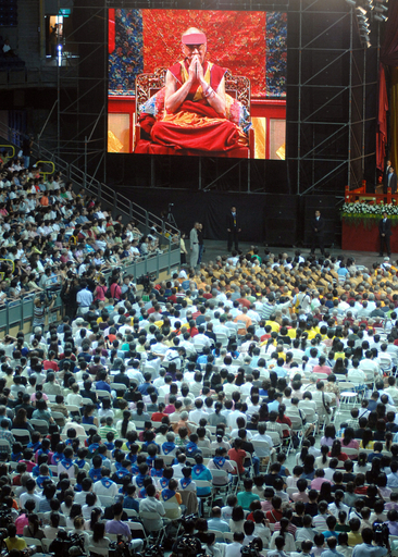 台湾でダライ・ラマ祈祷集会、中国代表団は訪台取り消し