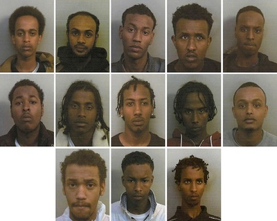 13歳少女らをたらい回し、ソマリア系性暴力集団に有罪 英国